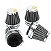 INNOGLOW 4pcs Motorcycle Air Filter 52mm Universal Air Filters for Suzuki Kawasaki ATV Scooter