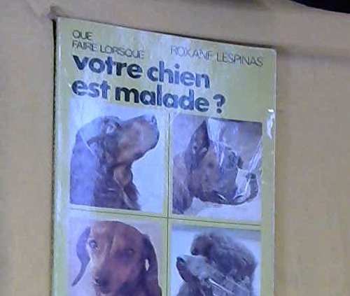 Que faire lorsque votre chien est malade