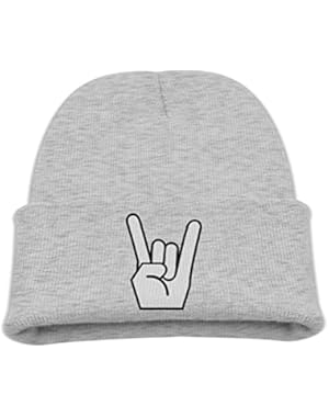 Childrens Beanies Rock'n'Roll Comfortable Knit Hat and Cap