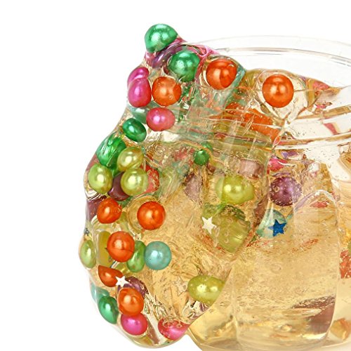 Morecome Pumpkin Jelly Toy Soft Slime Scented Stress Relief Toy Fun Sludge Toys (B) - Thumbnail 5