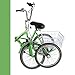VANELL 20″ 7 Speed Tricycle Adult Trike Cruise Bike – Foldable 3 Wheeled Bicycle – with Large Size Basket Backrest Seat – for Women Men for Shopping Exercise Recreation (Green, 20″)thumb 1