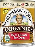 Newman’S Own Organics Beef Dinner For Dogs, 12-Oz (Pack Of 12)