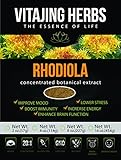 Organic Rhodiola Rosea Extract Powder (4oz-114gm), 20:1 Concentration (Also Known As Roseroot, Golden Root)