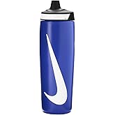 Nike Refuel Bottle 24 oz Sports Bottle BPA Free Airtight (Game Royal/Black/White)