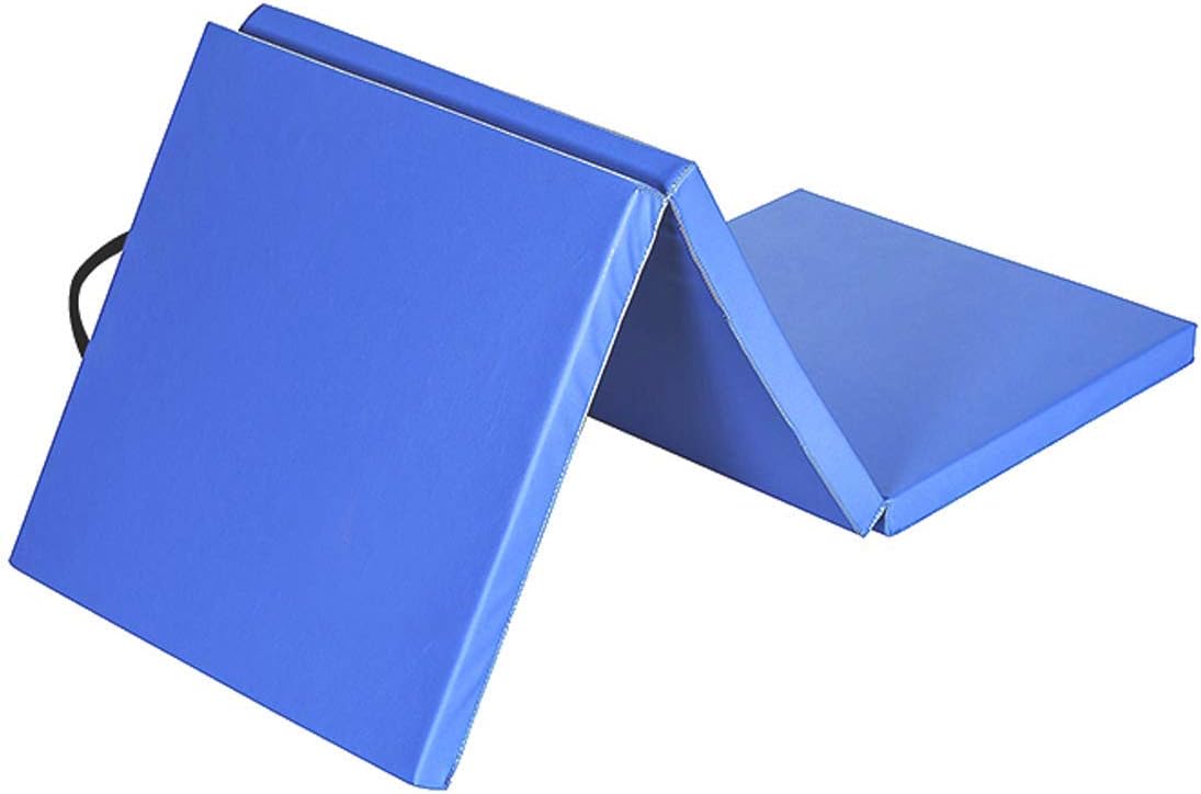 gymmatsdirect Gymnastics Mat Folding Tumbling Exercise Mat - 2" 4" Thick Folding Gym Aerobics Mats Kids Home Yoga Mat, Multiple Color/Size Choice
