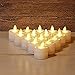 LULUBRO LED Tea Light Candles,Battery Operated Warm White Flameless Window Pillar Candle Bluk with Dancing Flickering Bulb for Valentine's Day/Wedding/Birthday-Pack of 6