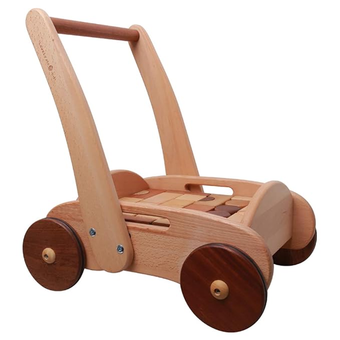 wooden walker and blocks