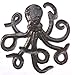 Octopus, Decorative Sea Life Creature, Nautical Theme Wall Hanging Art, Handmade in Haiti from Recycled Steel Barrels 14 x 14 Inches