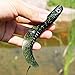 Sougayilang Soft Bait Curl Tail Grubs Fishing Lures Lifelike Worms Bait 3 Colors Pack of 10PCS