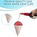 Snow Cone Cups and Spoon Straws, 400, 4 oz Snow-Cone Cups and 400 Straws