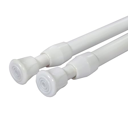 Aluminium Extendable Curtain Rod Tension Pole Easy Fitting For Net