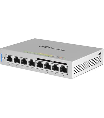 Amazon.com: Ubiquiti UniFi US-8 PoE Powered 8 Port Managed Gigabit