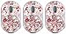 Off! Clip on Mosquito Repellent Fan, Floral, Pack of 3