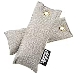 Mini California Home Goods Naturally Activated Air Purifying Bag, Shoe Charcoal Deodorizer, Odor Eliminator, 50g (2 Pack)