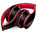 Sentey Flow Black/Red Foldable Headphones LS-4222