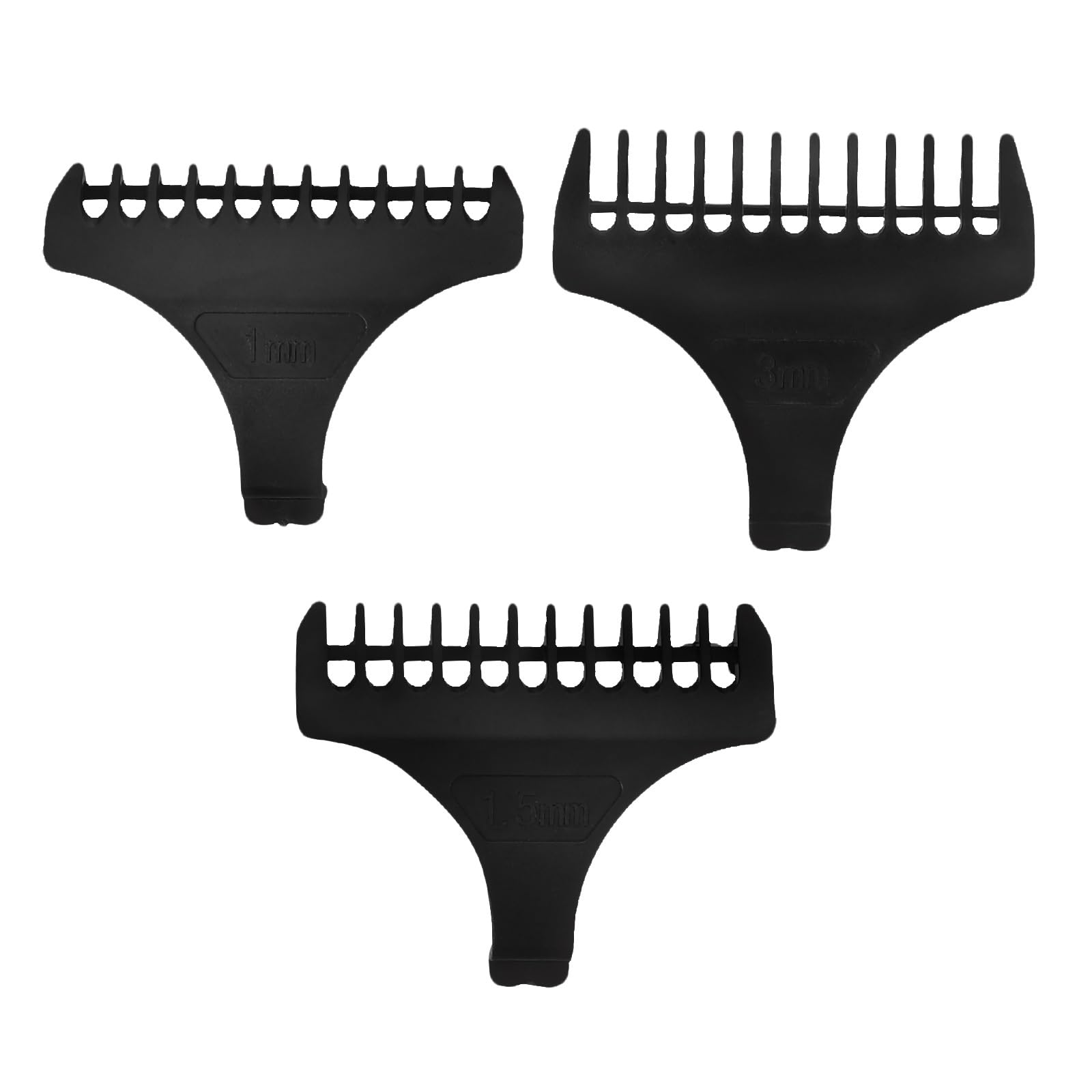 FRCOLOR Hair Clipper Guards Hair Clipper Combs Guides Cutting Guides 3mm 1.5mm 1mm Hair Clipper Attachment Limit Comb Set Hair Trimmer Attachments