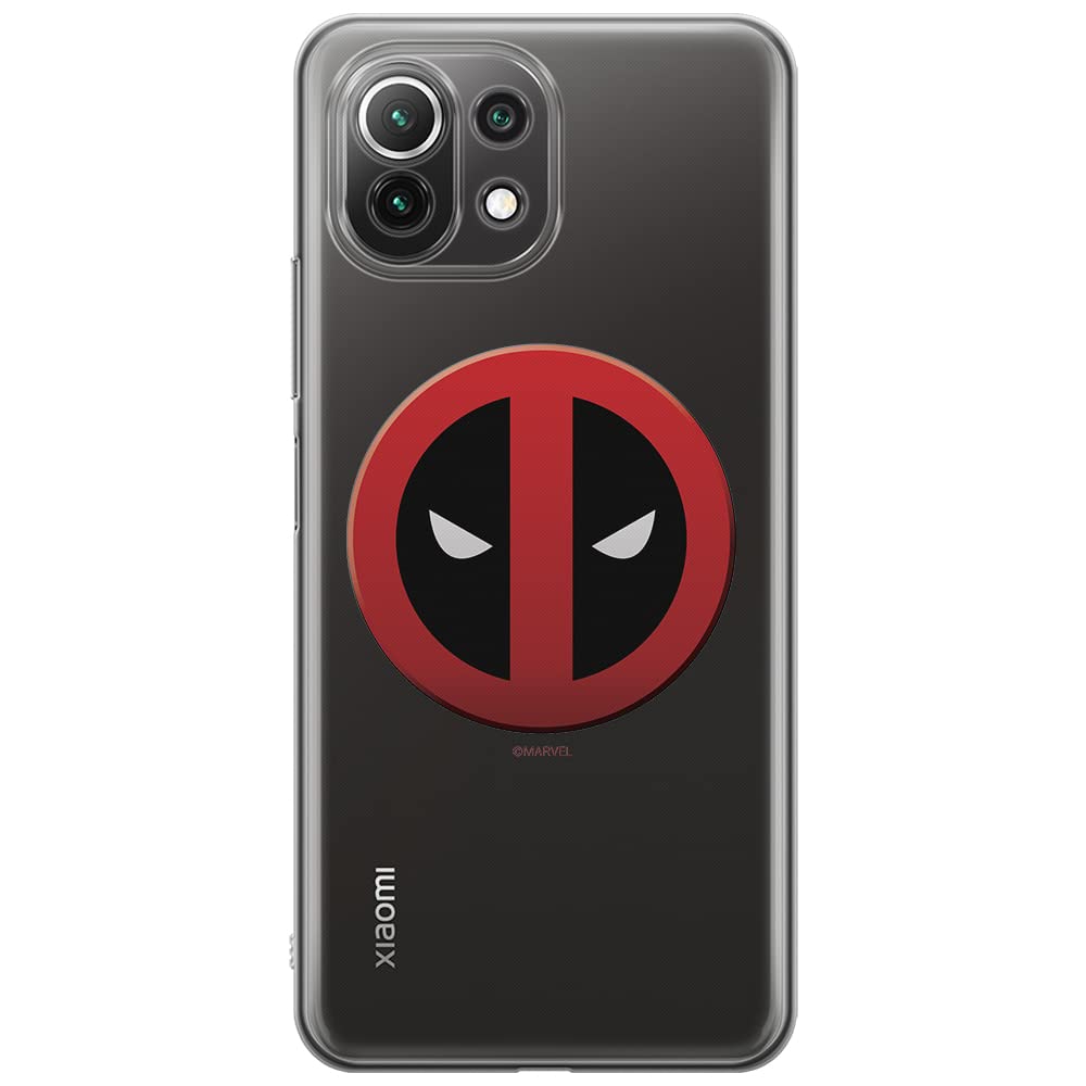 ERT GROUP mobile phone case for Xiaomi 11 Lite 4G/5G original and officially Licensed Marvel pattern Deadpool 003, partially transparent — image 1