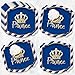 Big Dot of Happiness Royal Prince Charming with Gold Foil - Baby Shower or Birthday Party Dessert Plates (16 Count)