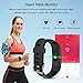 NickSea Fitness Tracker, Heart Rate Monitor Color Screen Smart Watch with Sleep Monitor, Step Counter, Message Reminder, IP67 Waterproof Activity Tracker for Android＆iOS Smart Phone