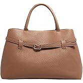 Farcauo Fashion Handbags for Women Trendy Tote Bags Handbag with Top-Handle Black Large Capacity Work Travel Bags