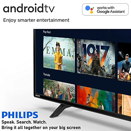 PHILIPS 43-Inch 4K UHD LED Android Smart TV with Voice Remote