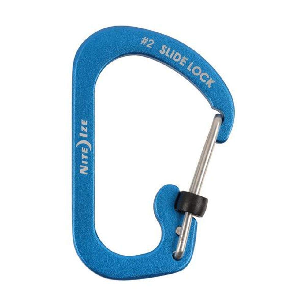 Nite Ize CSLA3-03-R6 Aluminum Carabiner Slidelock, Blue, Size 3