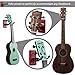 String Swing Ukulele Wall Mount Stand for Mandolin Ukele Banjo – Concert Pineapple Soprano Tenor and Baritone Compatible – Safety Home or Studio Accessories without Case – Red CC11UK