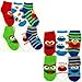 Sesame Street Boys 6 pack Ankle Socks (Baby/Toddler/Little Kid)