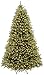 National Tree Company Pre-lit 'Feel Real' Artificial Full Downswept Christmas Tree, Green, Douglas Fir, Dual Color LED Lights, Includes Stand, 9 feet