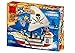 ELA Enlighten Pirate Ship with 4 Mini-figures and great value 188pcs (304)
