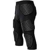 MK MOSSE KARNE 7 Pad Football Girdle for Youth Boys Girdle Football Padded Compression Shorts Knee Pads,Hip,Thigh Protector Basketball Football Girdle Shorts