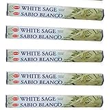 Hem White Sage 100 Incense Sticks (5  packs of 20 sticks)