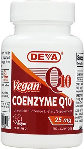 Deva Vegan Coenzyme Q10 25 mg 60 Tabs by Deva Vegan
