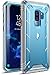 Poetic Galaxy S9 Plus Rugged Case, Revolution [360 Degree Protection] Full-Body Rugged Heavy Duty Case with [Built-in-Screen Protector] for Samsung Galaxy S9 Plus Blue/Gray