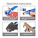 PENSON & CO. PTCRP1234DB CRP-1234-DB 1/2 Inch & 3/4 Inche Pex Crimper Plumbing Crimping Tool Cmobo Copper Ring with GoNoGo Gauge, Red