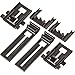 Hotop 6 Pieces Dishwasher Replacements Includes W10195839 Dishwasher Rack Adjuster W10195840 Dishwasher Positioner W10250160 Adjuster Arm Clip-lock Compatible with Kenmore and More