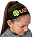 Softball TIE BACK Headband Personalized with the EMBROIDERED Name of Your Choice