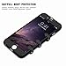 iPhone 6 6S Case, FLOVEME Premium Hybrid Slim Fit All-Round Dual Layer Matte Finish Front Back Full Body Protection Hard Impact Shockproof Cover with Tempered Glass Screen Protector, Black