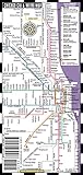 Streetwise Chicago Bus, CTA & Metra Map - Laminated Chicago Metro Map - Folding pocket & wallet size metro map for travel