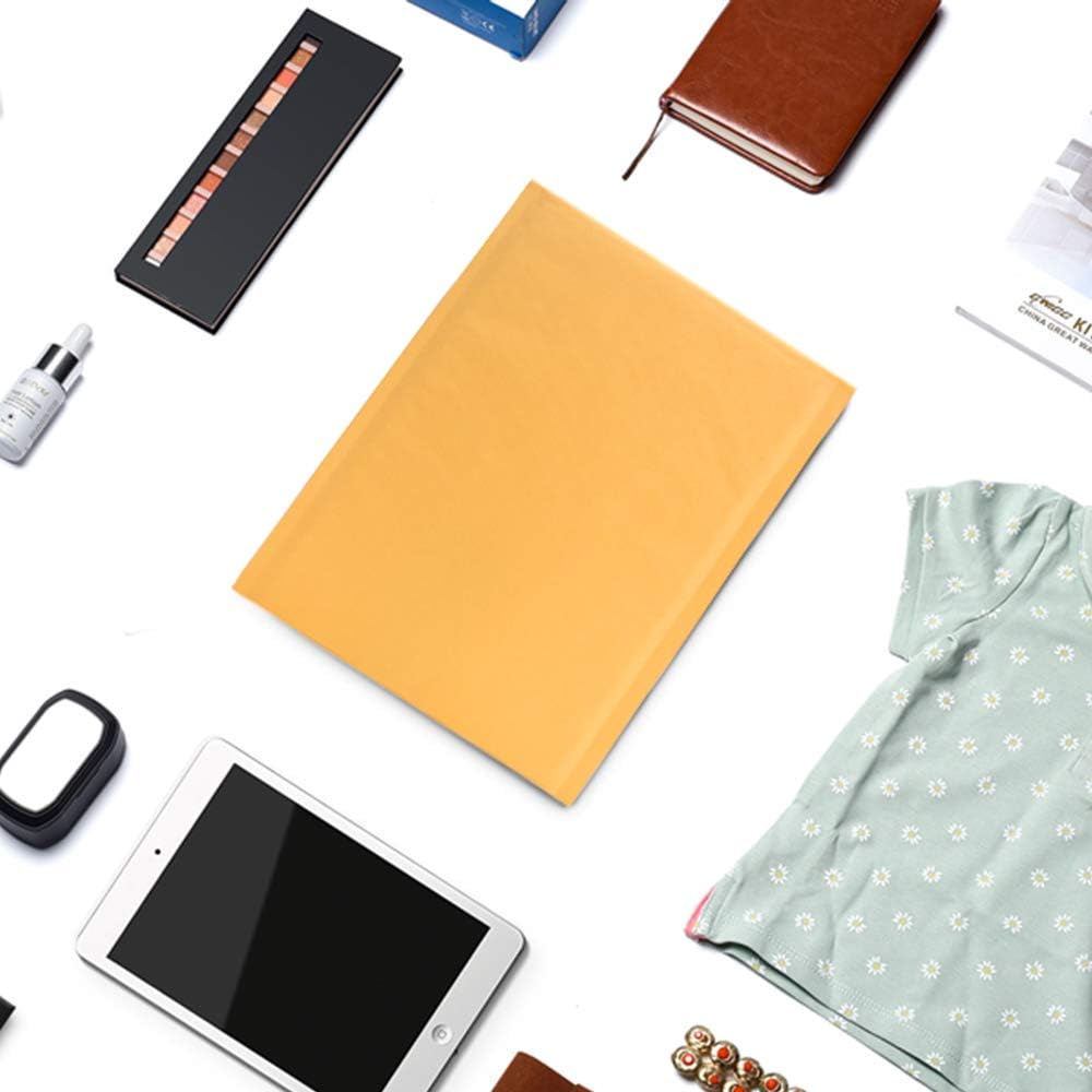 FUXURY FU GLOBAL #0 6x10 Padded Envelopes Kraft Bubble Mailers Small Bubble Envelopes 25pcs : Office Products