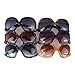ETOSELL Women Vintage Oversized Square Sunglasses Frame Bent Leg Shades