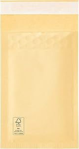 Postmaster Padded Envelopes A6 Gold Peel Seal Bubble Mailers 100x165mm 10 Pack view 6