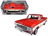 1979 Ford F-150 Pickup Red/Cream 1:24 Scale Diecast