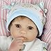 CHAREX Reborn Baby Dolls 16 Inch Lifelike Vinyl Weighted Reborn Baby Doll with Cloth Body Huggable Soft Body Toy