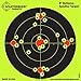 Splatterburst Target - 8 inch Bullseye Reactive Shooting Target - Shots Burst Bright Fluorescent Yellow Upon Impact - Rifle, Pistol, Airsoft, BB Gun, Pellet Gun, Air Rifle (10 Pack)