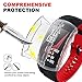 iHYQ Screen Protector Case for Samsung Gear Fit 2 Pro,TPU Full Protection Scratch Resistant Cover Film for Samsung Gear Fit2 Pro/Fit 2 Accessories (Clear)