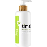 Timeless Skin Care Squalane Oil 100% Pure - 8 oz - Lightweight, Plant-Based Dry Oil - Improves Skin Elasticity & Radiance - R