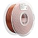 AMOLEN PLA 3D Printer Filament, 1.75mm, Frosted Copper 1 kg Spool, Includes Sample Color Changing with Temperature Green to Yellow Filament