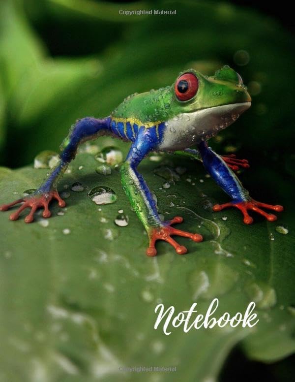 Notebook: Exotic Frog Notebook, Journal