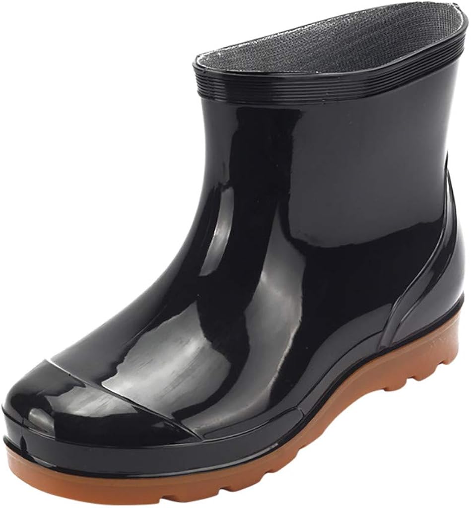 short matte rain boots